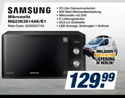 Expert Samsung mikrowelle mg23k3614ak/e1 Angebot