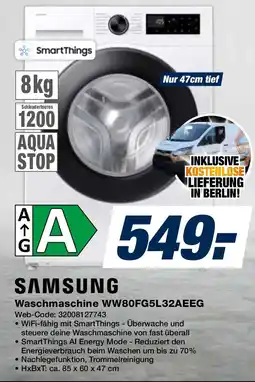 Expert SAMSUNG Waschmaschine WW80FG5L32AEEG Angebot