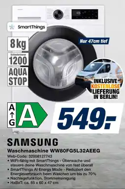 Expert Samsung waschmaschine ww80fg5l32aeeg Angebot