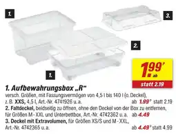 toom Baumarkt Aufbewahrungsbox „r“ Angebot