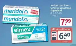 Rossmann Meridol, elmex sensitive zahncreme doppelpack Angebot