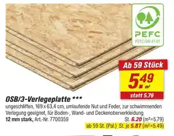 toom Baumarkt Osb/3-verlegeplatte Angebot