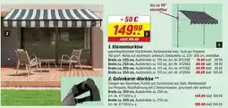 toom Baumarkt Klemmmarkise Angebot