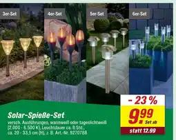 toom Baumarkt Solar-spieße-set 3er Angebot