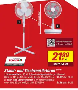 toom Baumarkt Toom standventilator Angebot