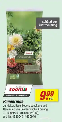 toom Baumarkt Toom pinienrinde Angebot