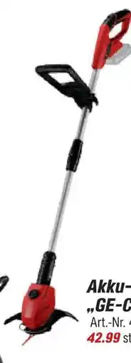 toom Baumarkt Akku-rasentrimmer „ge-ct 18 li-solo“ Angebot