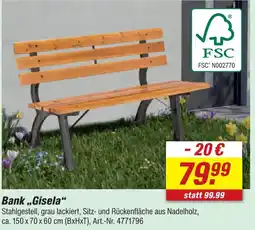 toom Baumarkt Bank gisela Angebot