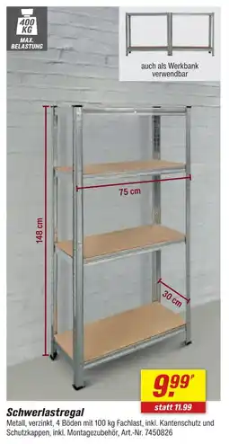 toom Baumarkt Schwerlastregal Angebot