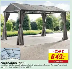 toom Baumarkt Pavillon haus style Angebot
