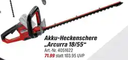 toom Baumarkt Einhell akku-heckenschere arcurra 18/55 Angebot