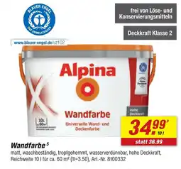 toom Baumarkt Alpina wandfarbe Angebot