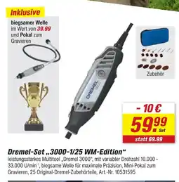 toom Baumarkt Dremel set 3000-1/25 wm-edition Angebot