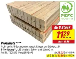 toom Baumarkt Profilholz Angebot