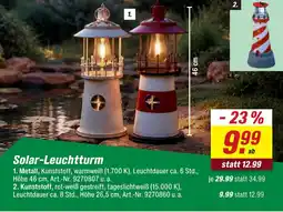 toom Baumarkt Solar-leuchtturm metall Angebot