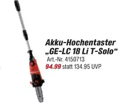 toom Baumarkt Akku-hochentaster ge-lc 18 li t-solo Angebot