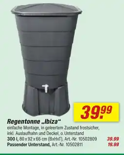 toom Baumarkt Regentonne ibiza Angebot