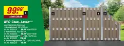 toom Baumarkt Wpc-zaun lasse grundelement Angebot