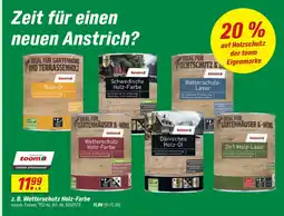 toom Baumarkt Toom wetterschutz holz-farbe Angebot