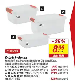 toom Baumarkt Curver k-latch-boxen Angebot