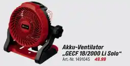 toom Baumarkt Akku-ventilator gecf 18/2000 li solo Angebot