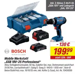 toom Baumarkt Bosch mobile werkstatt gsb 18v-25 professional Angebot