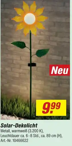 toom Baumarkt Solar-dekolicht Angebot