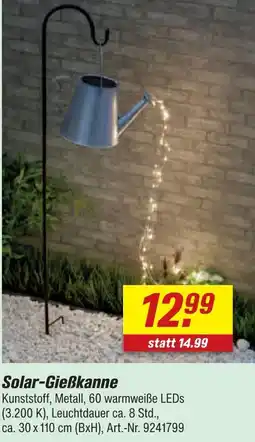 toom Baumarkt Solar-gießkanne Angebot