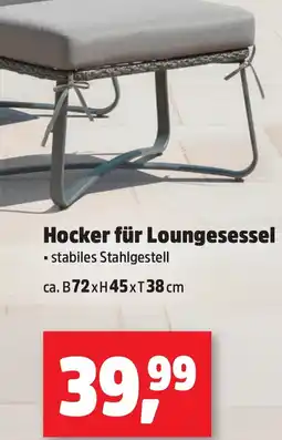 Thomas Philipps Hocker für Loungesessel Angebot
