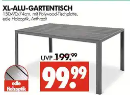 Wreesmann Xl-alu-gartentisch Angebot