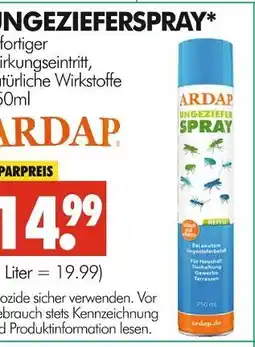 Wreesmann Ardap ungezieferspray Angebot