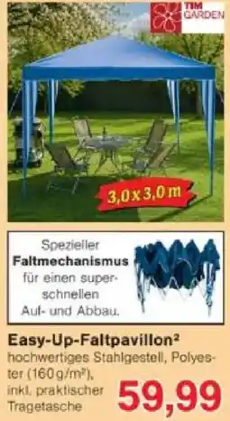 Jawoll Easy-Up-Faltpavillon Angebot