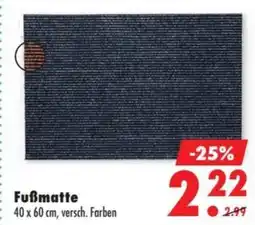 Mäc Geiz Fußmatte Angebot
