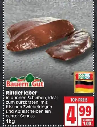 Edeka Bauern Gut Rinderleber 1kg Angebot