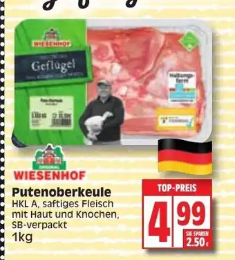 Edeka WIESENHOF Putenoberkeule 1kg Angebot