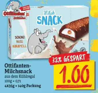 NP Discount Ottifanten Milchsnack 140g Angebot