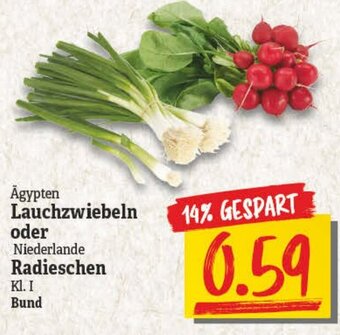 NP Discount Lauchzwiebeln oder Radieschen Angebot
