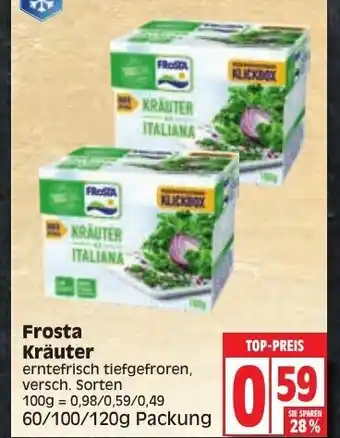 Edeka Frosta Krauter 60/100/120g Angebot