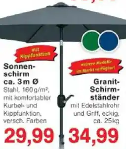 Jawoll Sonnenschirm Angebot