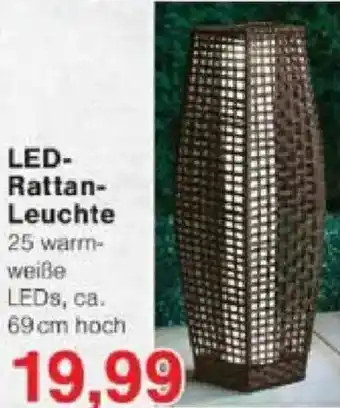 Jawoll LED-Rattan Leuchte Angebot