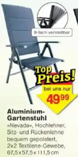 Jawoll Aluminium Gartenstuhl Angebot