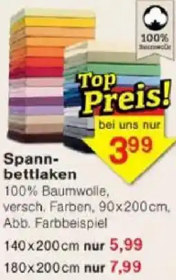 Jawoll Spannbettlaken Angebot