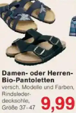 Jawoll Damen oder Herren Bio-Pantoletten Angebot
