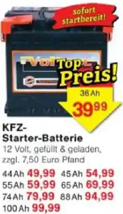 Jawoll KFZ Starter-Batterie Angebot