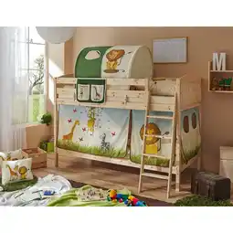 Netto Marken-Discount TiCAA Etagenbett Erni Country Kiefer Natur Angebot