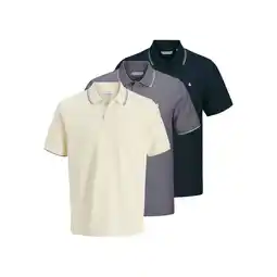 Netto Marken-Discount Jack & Jones Poloshirt Austin Kurzarmshirt im Dreierpack Angebot