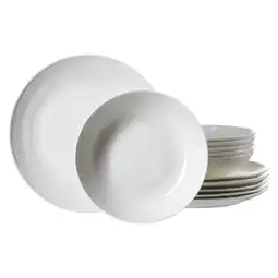 Netto Marken-Discount Ritzenhoff & Breker Tafelservice Levi Weiss 12er Set Angebot