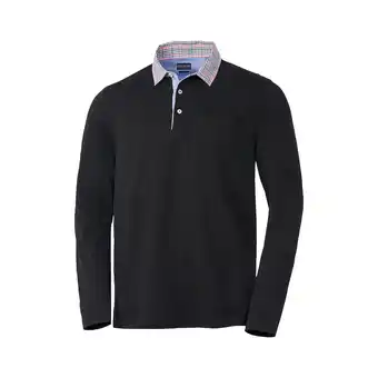 Netto Marken-Discount Franco Bettoni Herren Poloshirt mit Hemdkragen langarm Angebot