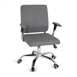 Netto Marken-Discount hjh OFFICE Home Office Chefsessel CHARLES I Stoff mit Armlehnen Angebot
