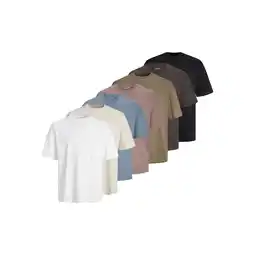 Netto Marken-Discount Jack & Jones T-Shirt Bradly Kurzarmshirt 7er pack Angebot